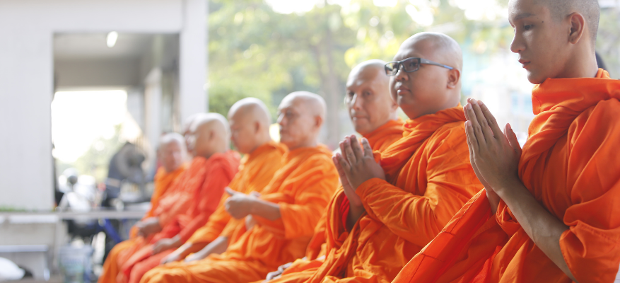 Monks Praying